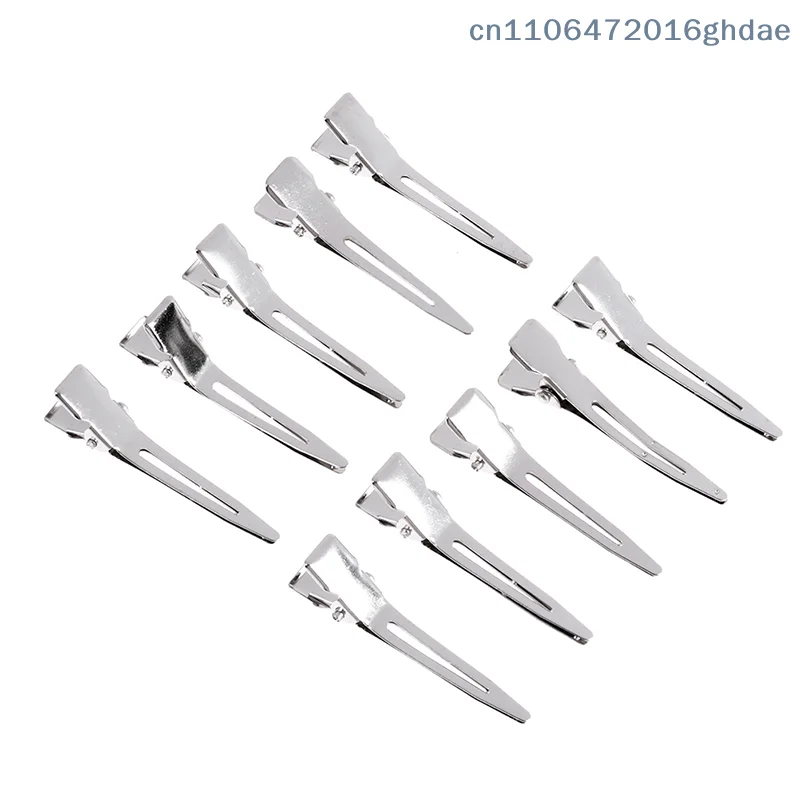 

10 Pcs 4.5cm Hair Extension Snap Clips Wig Weaving Clip Single Prong Alligator Hair Clips For Bows DIY Accessories Hairpins