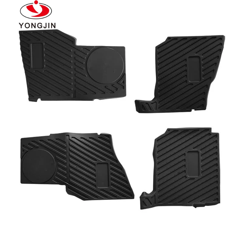 TPE Floor mats Liners All Weather Protection Slush Mats For Polaris Ranger Crew XP 1000 2019-2021