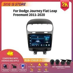 For Dodge Journey Fiat Leap Freemont 2011-2020 Android 14 Car Radio Multimedia Navigation Wireless Carplay Touch Screen Stereo