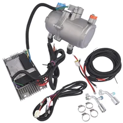 AP03 Universal Auto 12V Electric Semi-closed Horizontal Scroll A/C Compressor Kit