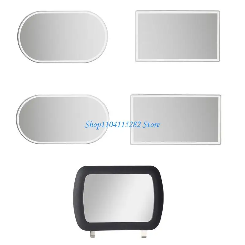 

Car Sun Visors Makeup Mirror Adhesive Vanity Mirror Universal Cosmetic Mirror