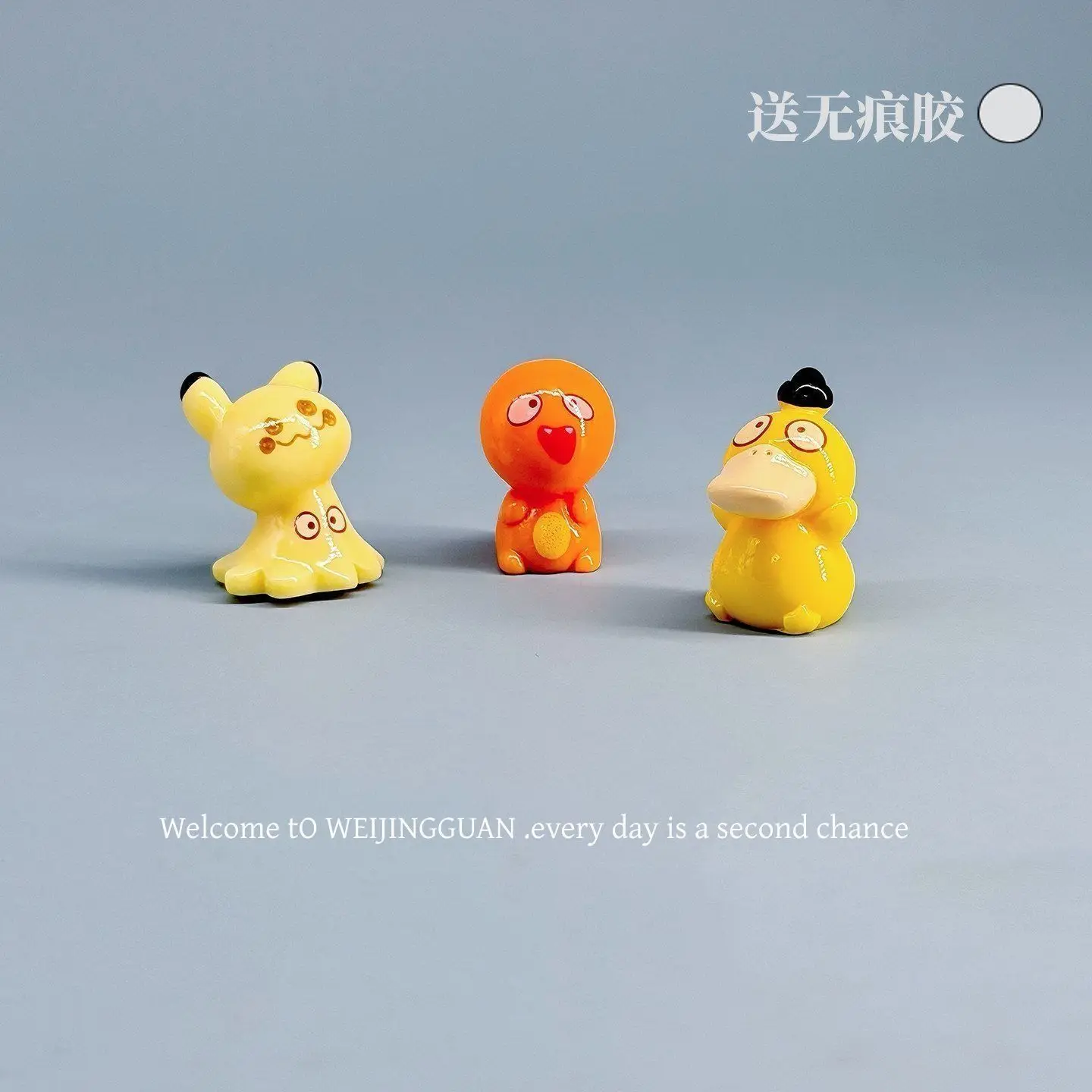 Cartoon Pokémon Tsundere Small Figurine Car Dashboard Screen Computer Desk Desktop Stress Relief view 5