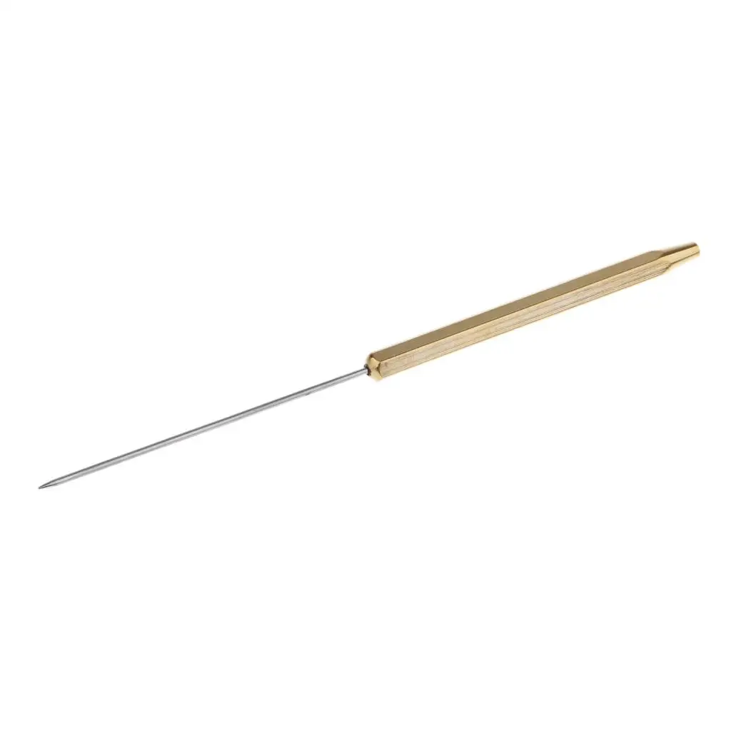 Fly Tying Bodkins and Half Hitch Tools Handle Fly Tying Dubbing Needle 12cm Gold