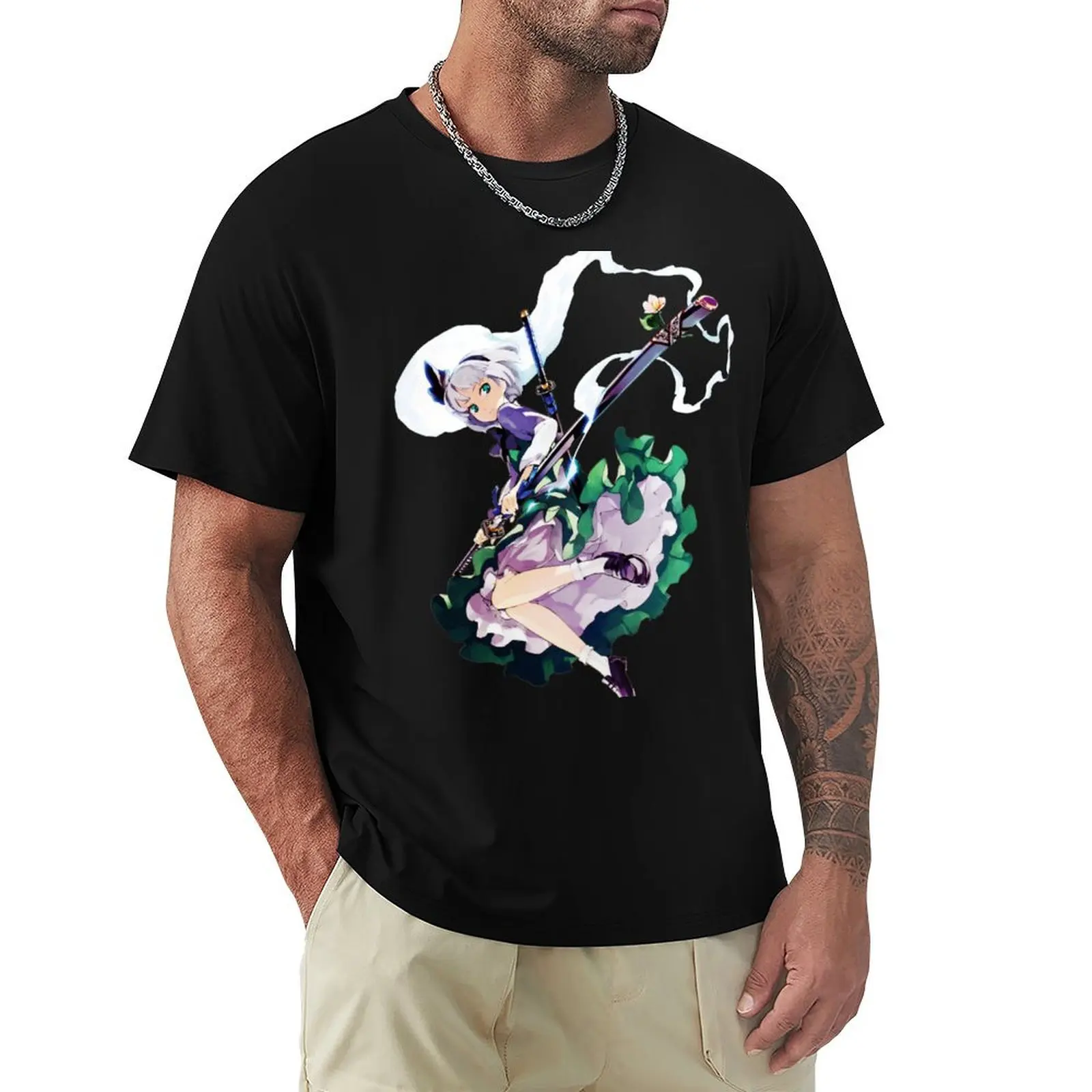 Touhou Project - Youmu Konpaku T-Shirt Lightweight Print T-Shirt
