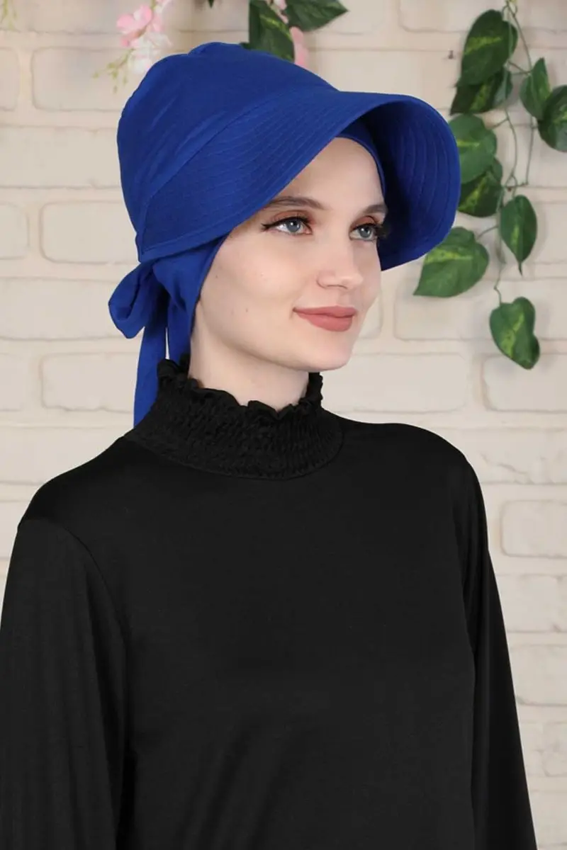 Daszek czesany kość sax niebieski