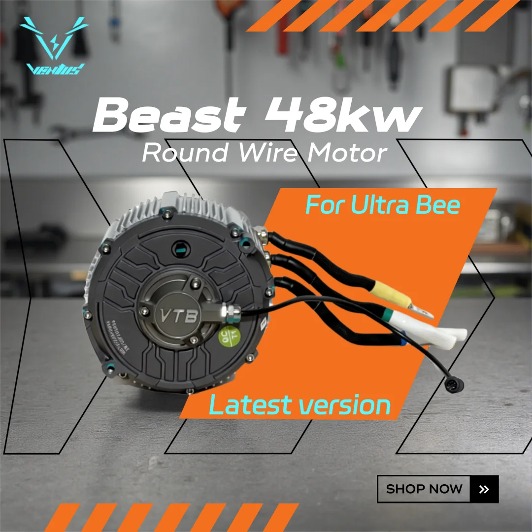 

VTB Ventus Bikes Новейший двигатель Beast-Motor 48 кВт для Ultra Bee, запуск нового продукта.