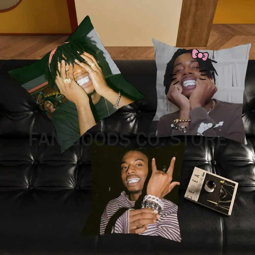 

Rapper P-Playboi Carti Pillow Case For Sofa Decor Car Office Room Printing Cushion Cover Decorations and Protector