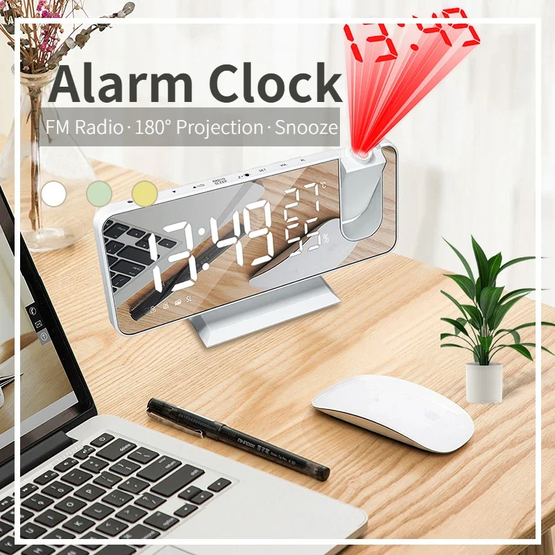 

LED Digital Smart Alarm Clock Watch FM Radio USB Wake Up Clock