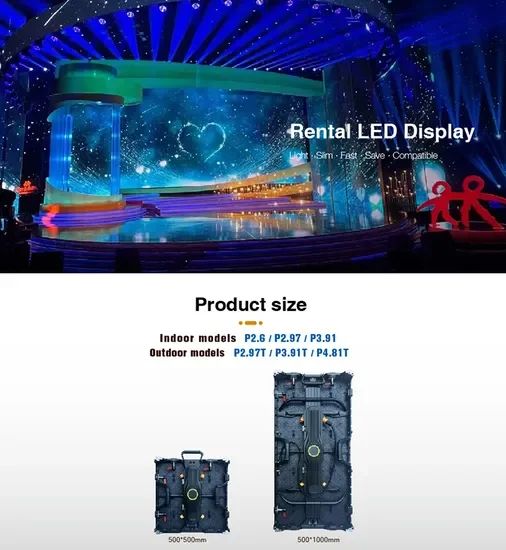 Su Geçirmez İç ve Dış Mekan LED Video Duvarı, Kilise Sahnesi P3.91 Konser Kiralık LED Ekran