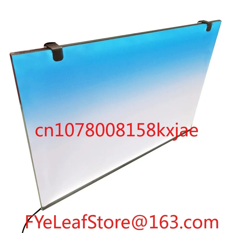 Acrylic fish tank background RGB color gradient luminous APP controls aquarium background decoration