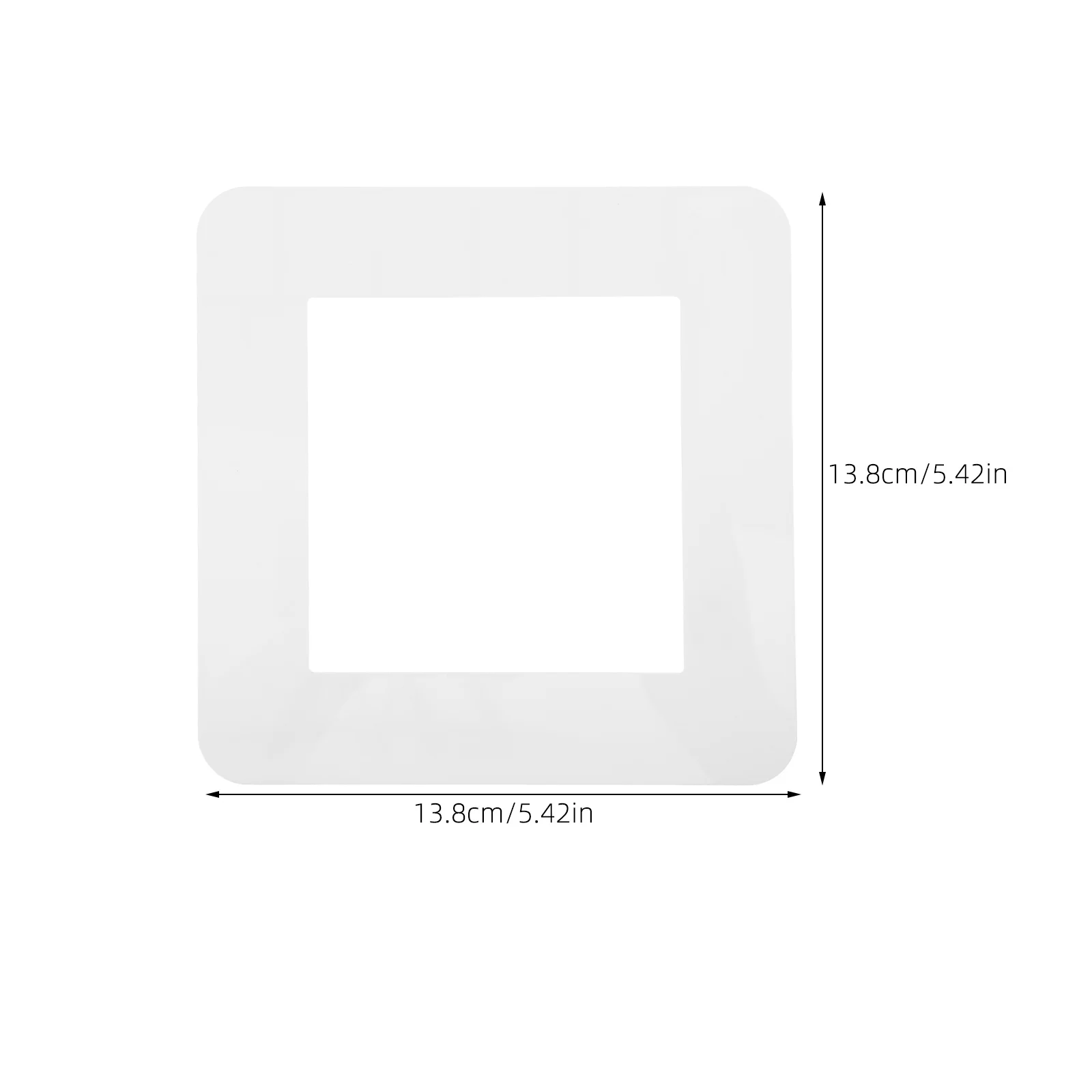 Durable Acrylic Switch Decorative Sticker Single Gang Wall Plate Cover Easy Installation Removable Cleanable Home Decor Light