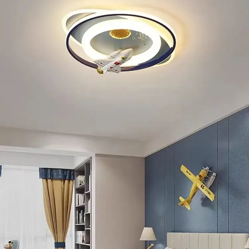 SANDYHA Creative Ceiling Light for Children's Room Cartoon Shaped Wall Light LED Lighting Fixture Bedroom Study Home Decoration