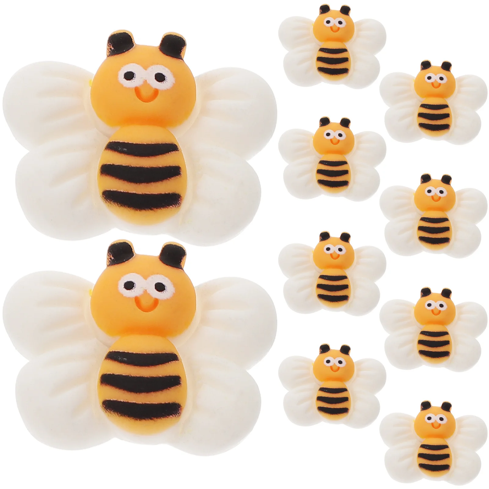 

10Pcs Magnets Home Decors 3D Stickers for Refrigerator Kitchen Decorative Decals Funny Magnets Fake Bee Decors