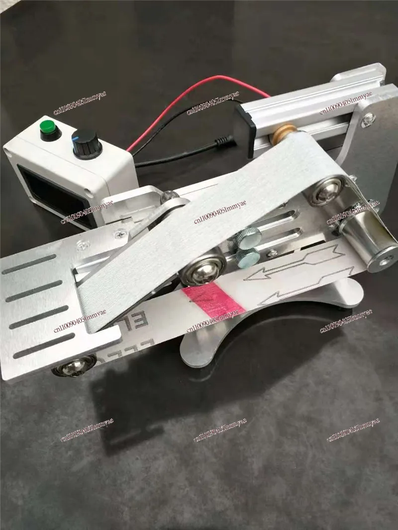 متعددة الوظائف مطحنة الرمل الصغيرة الكهربائية الصغيرة حزام ساندر DIY سطح المكتب #2