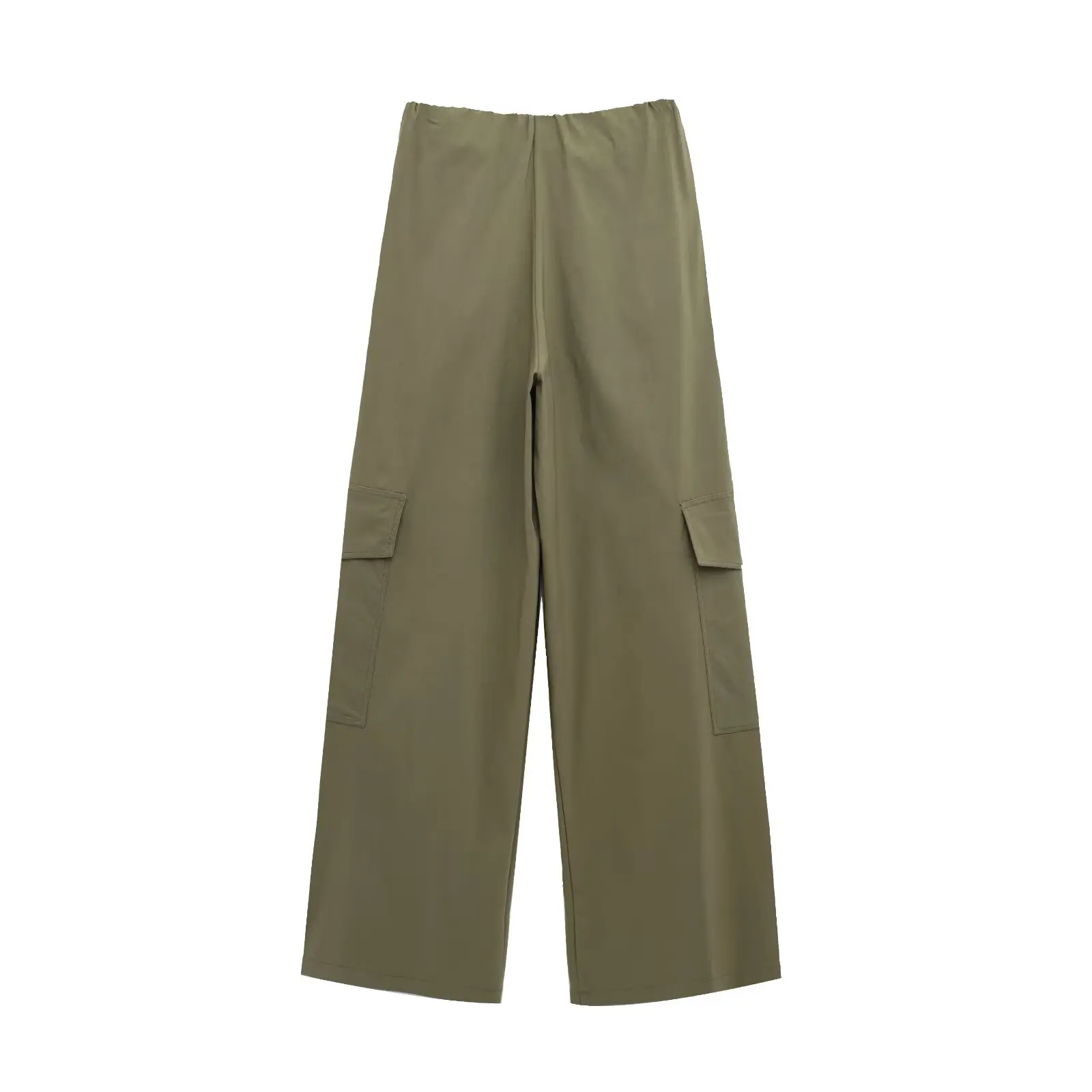 Dave&Di Minimalist Boyfriend Style Side Pocket Casual Pants High Waisted Harem Pants For Women Cargo Pants Casual Trousers