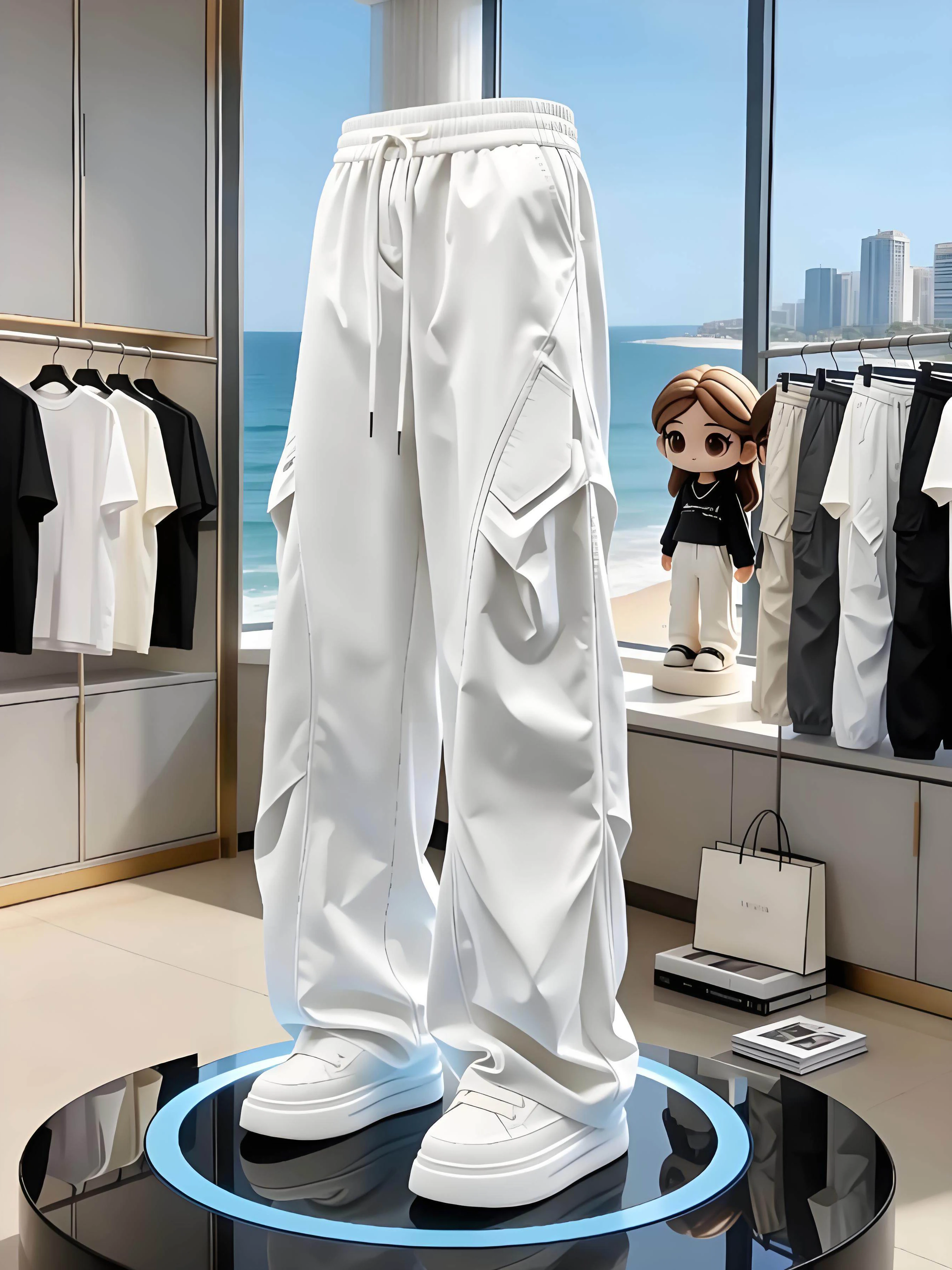 Quick Dry Ice Silk Work Trousers Men's Summer Thin American Nylon Fleece Casual Pants Folded Soldier Lightweight Pants