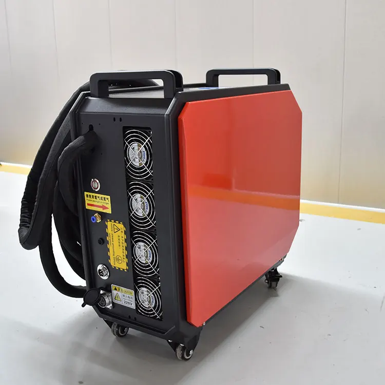 Mesin las laser aluminium 1500w 800w, mesin las laser pendingin udara Tangan