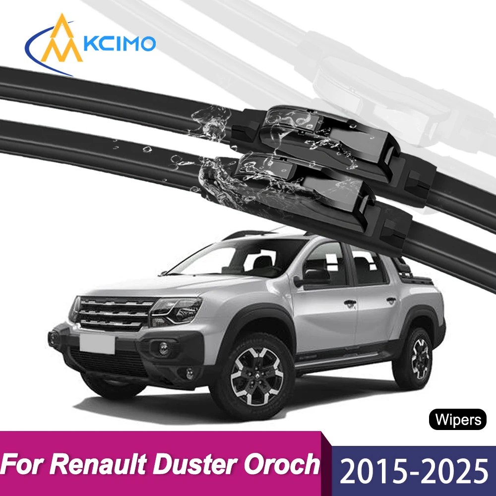 

Wiper Blades for Renault Duster Oroch 2015-2025, Front Windshield Wipers, Streak-Free Quiet All-Weather Wipers