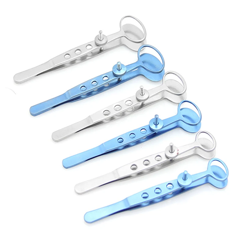 Beauty Health Stainless Steel Ophthalmic Instruments Double Eyelids Tarsus Cysts Tweezers Pancreas Folder Clip Surgery Tools