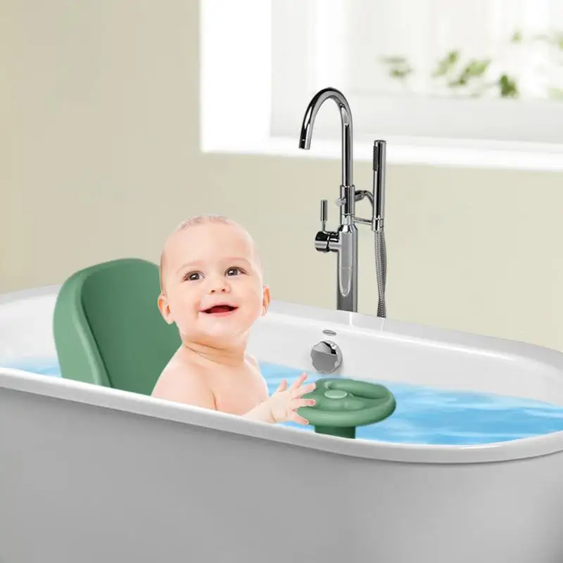 Baby Shower Chair Baby Bath Support Seat With Adjustable Backrest Portable Baby Bath Chair With Suction Cup Base Non-Slip Bath