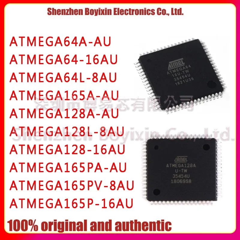 ATMEGA64A-AU ATMEGA64-16AU ATMEGA64L-8AU ATMEGA165A ATMEGA128A ATMEGA128L ATMEGA128 ATMEGA165PA ATMEGA165PV ATMEGA165P TQFP-64