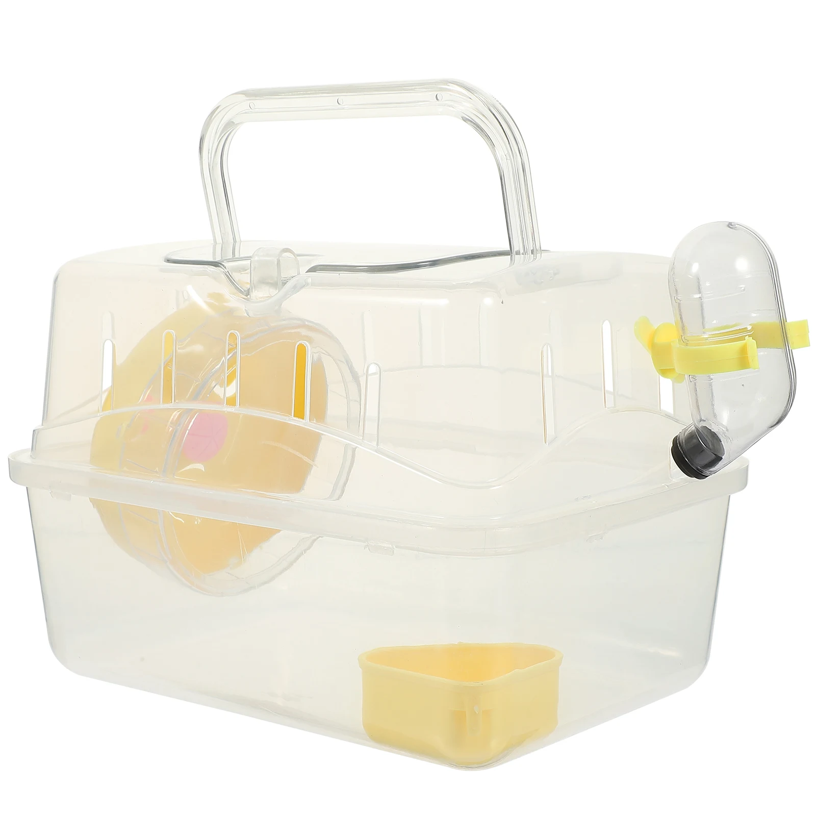 Panoramic Sunroof Cage For Small Animals Durable Hamster Travel Carrier Large Space Easy Clean Suitable Hedgehog Rabbit