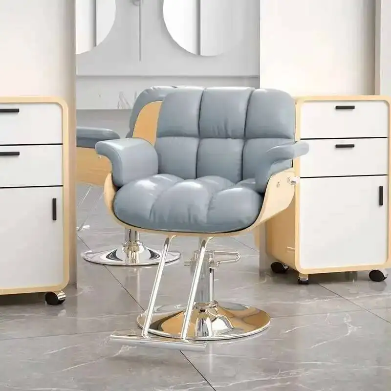 كرسي حلاق احترافي معدات الشامبو تدليك المتداول تصفيف الشعر كرسي مريح صالون الشعر سيلا صالون الأثاث #1