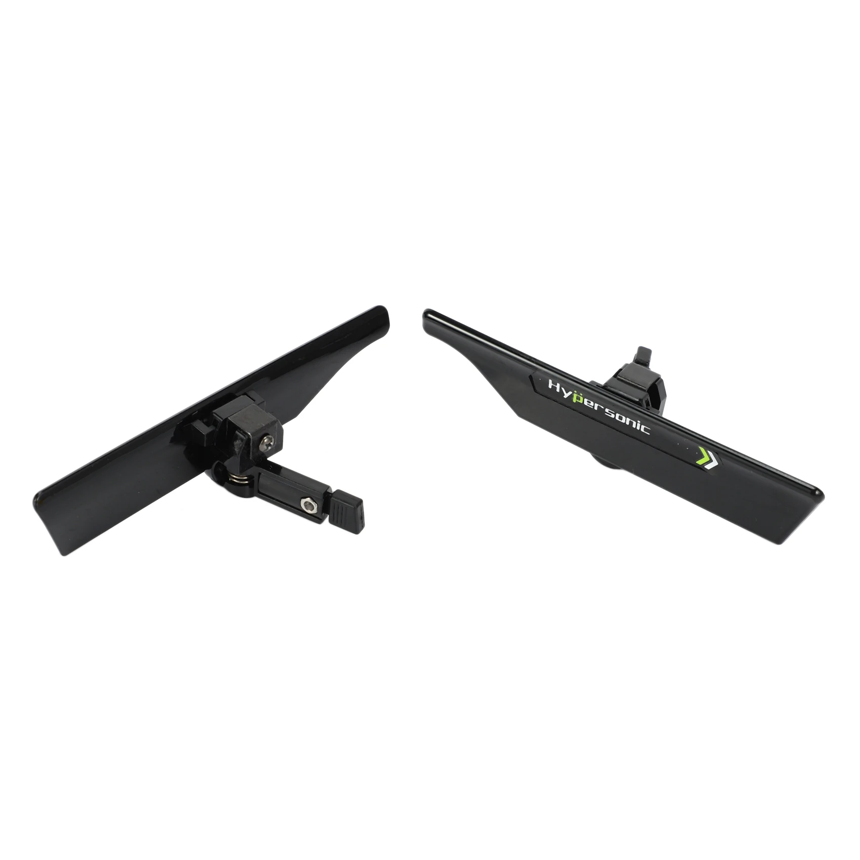 Hypersonic 2 Pcs Black Wiper Stand Windshield Wiper Wing Windshield Wiper Blade Spoiler Mate Wing Auto Car Tool Accessories