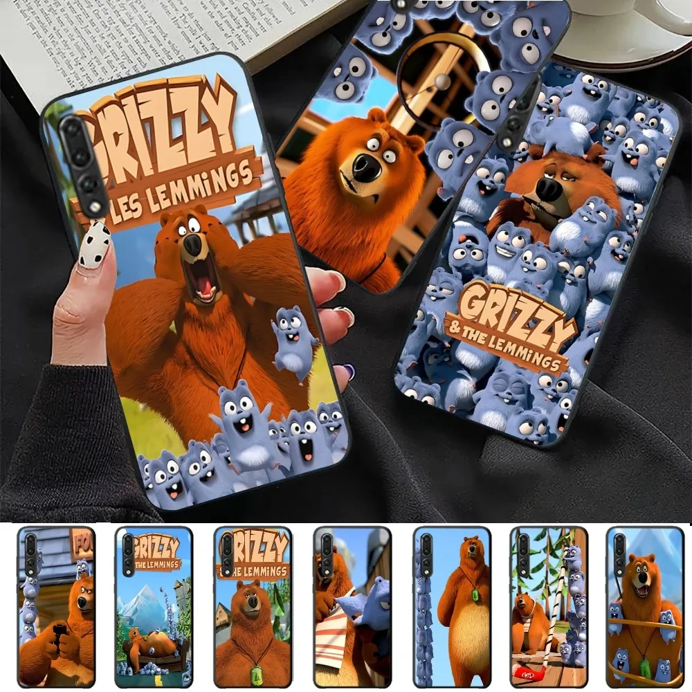 Чехол для телефона Grizzy And The Lemmings для Huawei P 8 9 10 20 30 40 50 Pro Lite Psmart Honor 10 Lite 70 Mate 20lite