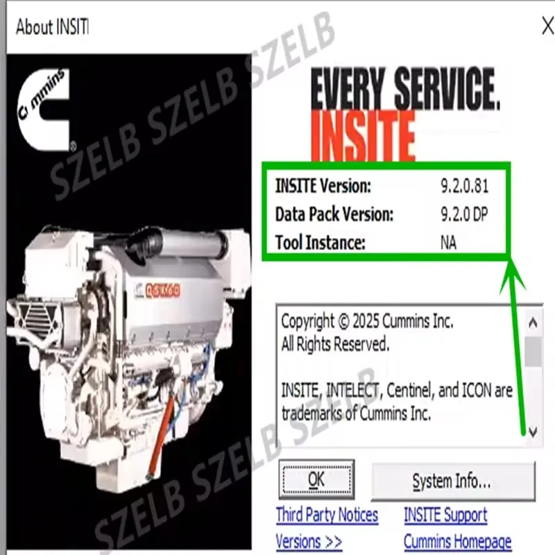 برنامج التشخيص Cummins Insite 9.2 Pro + Calterm 5.16 ECM التشخيص المتقدم وإدارة الأنظمة الإلكترونية للمحركات