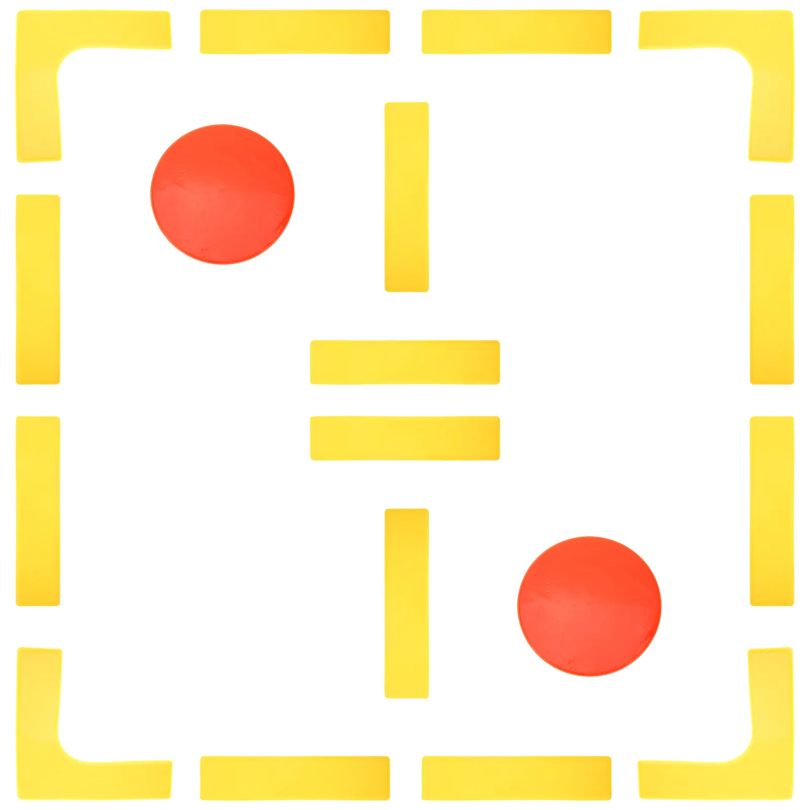 

Набор из 10 маркеров для разметки поля, устойчивых к разрывам, с мягкими гладкими краями, для тренировок по футболу и бейсболу, портативные маркеры для спортивных площадок и фитнеса