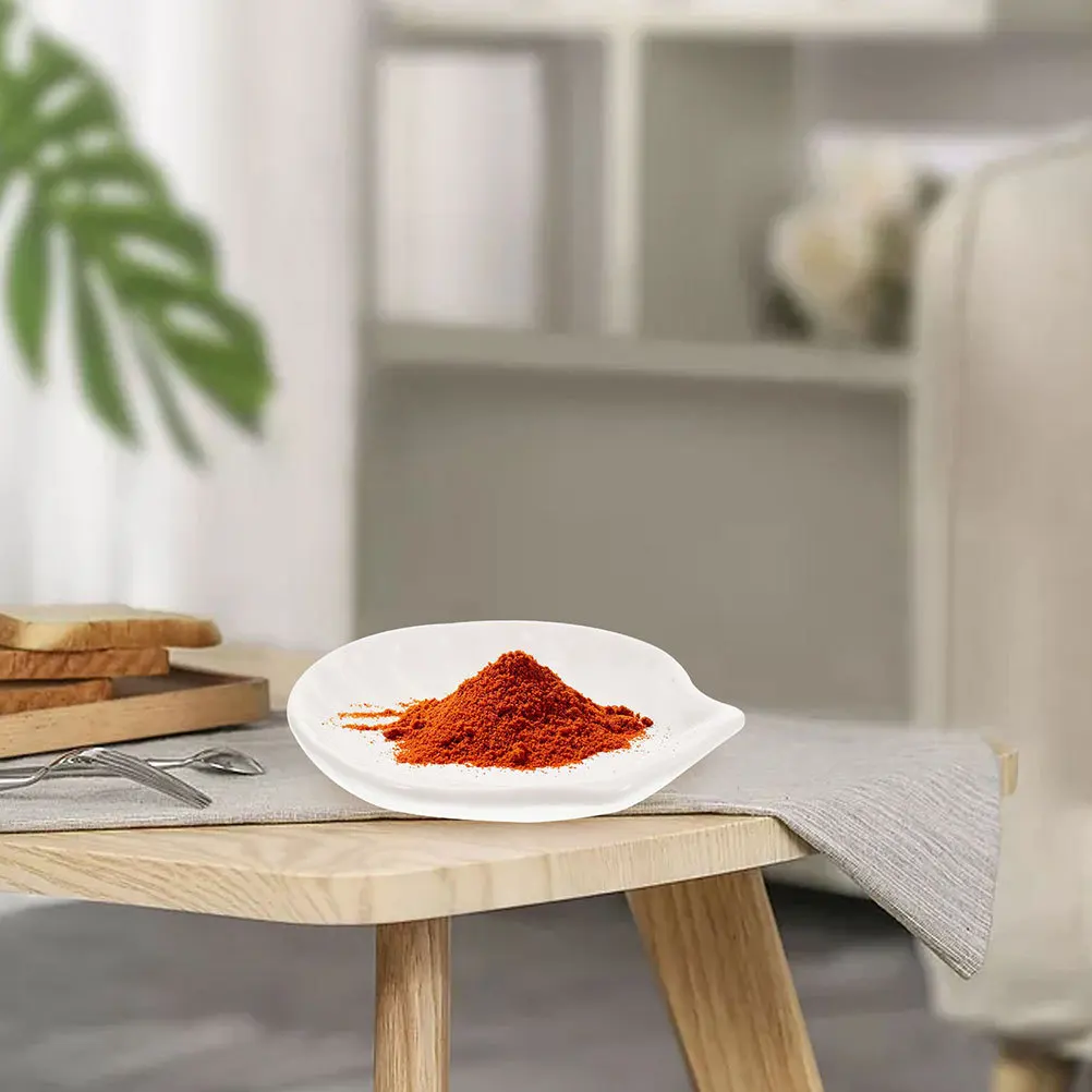 

4 Pcs Shell Shaped Tea Bag Holder Holders- Ceramic Small Coaster Coasters for Bags Teabag Dish