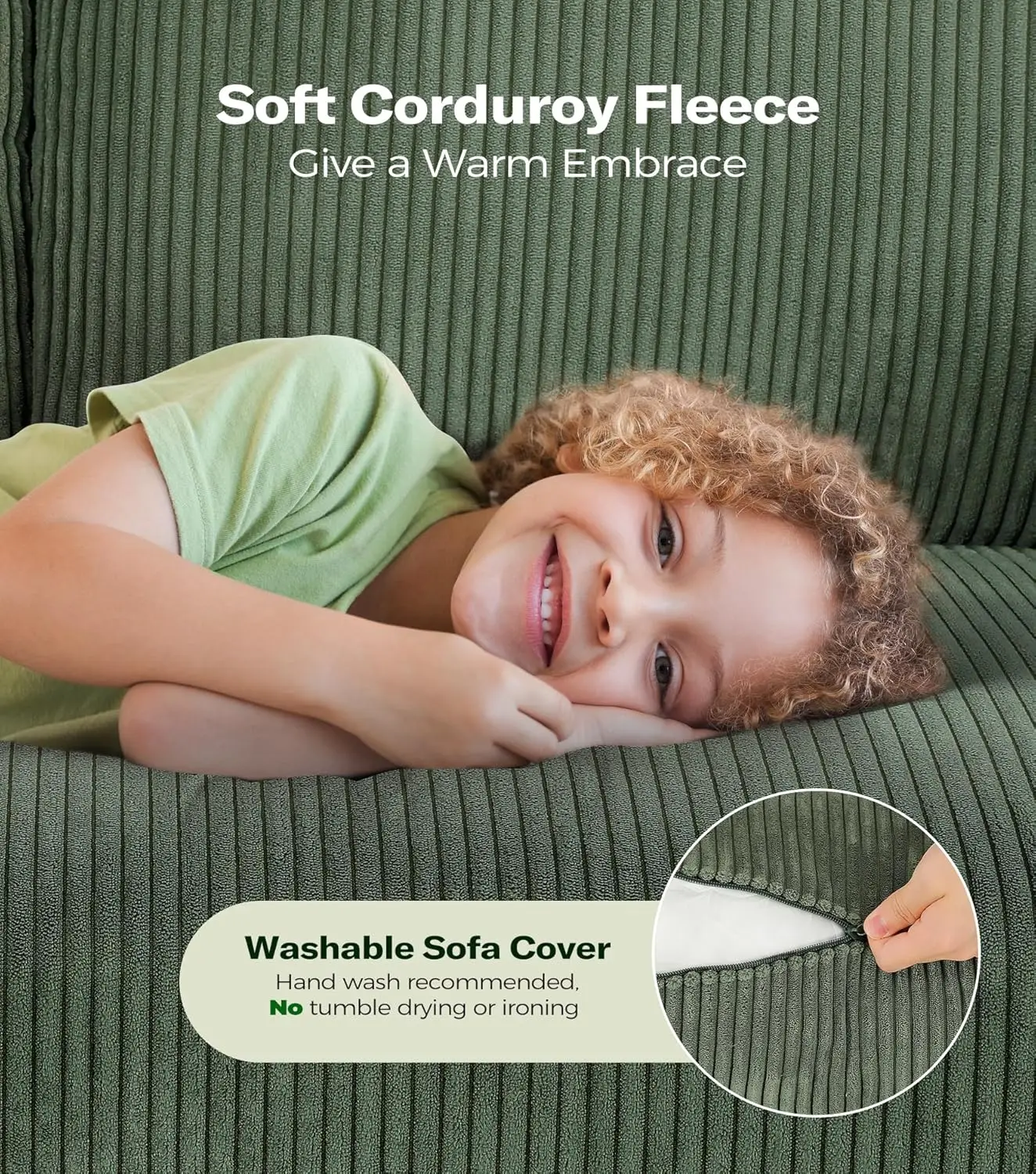 أريكة Loveseat، مقعد حب مقاس 51 بوصة، مقعد Loveseat صغير مريح للمساحات الصغيرة، أريكة إعداد خالية من الأدوات لغرفة النوم، أرائك خشبية بالكامل #3