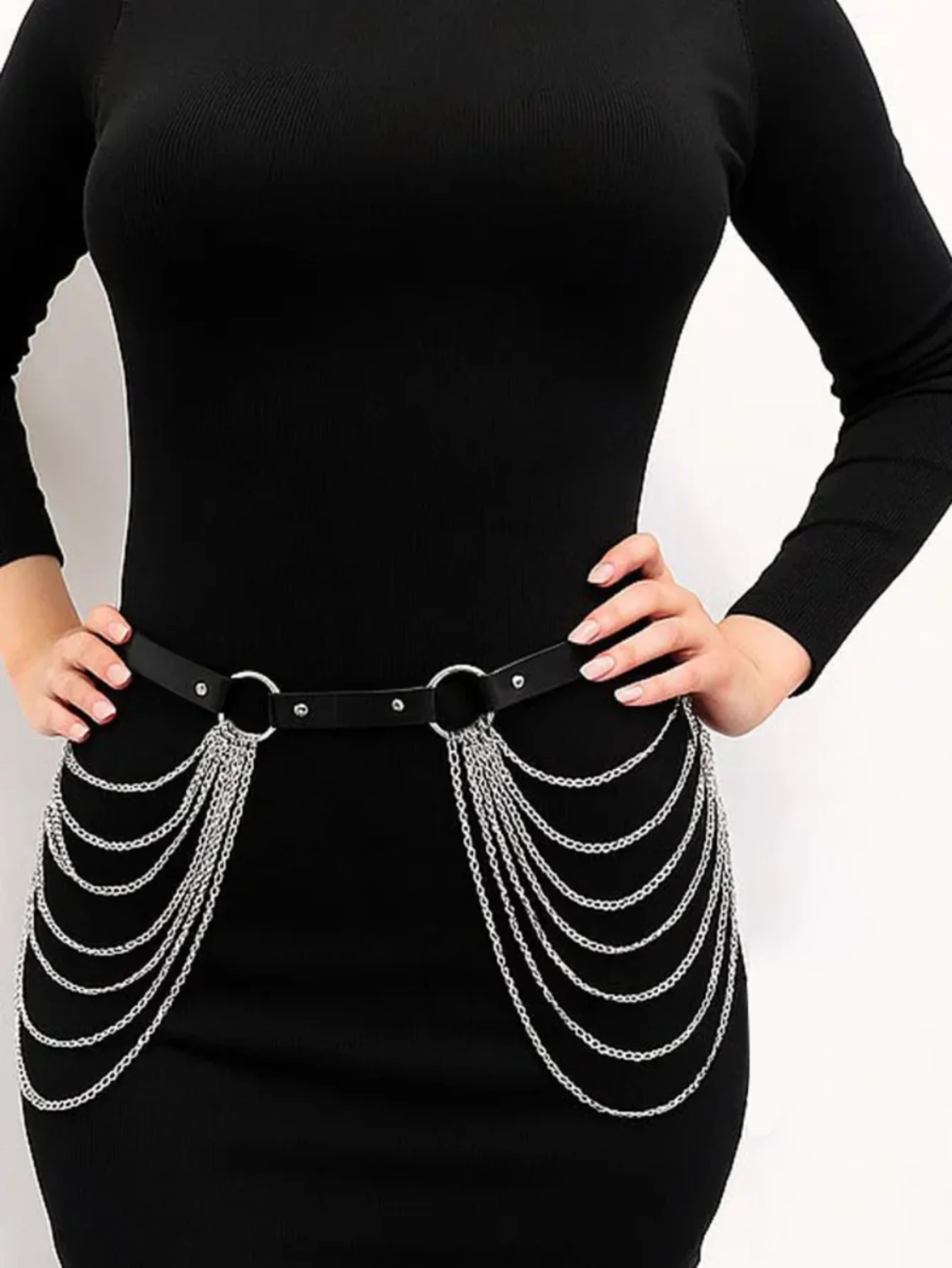 

Ослепительный пояс-цепочка — серебряный каскадный стиль — регулируемая талия и стиль — идеальный вид — привлекательная деталь