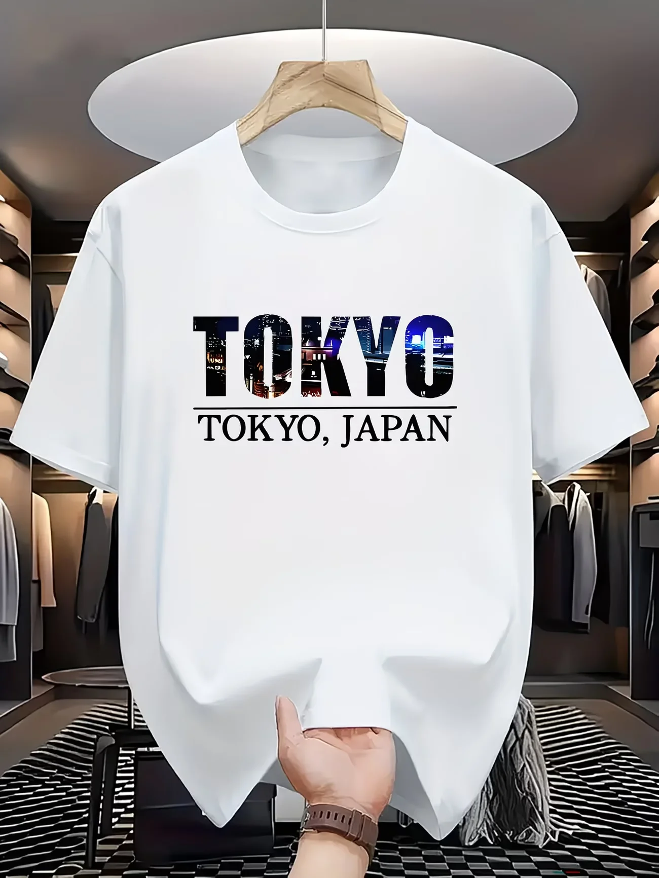 Tokyo Theme of Japan T-Shirt Funny Casual Men'S and Women'S Shirt with Crew Neck, Short Sleeve