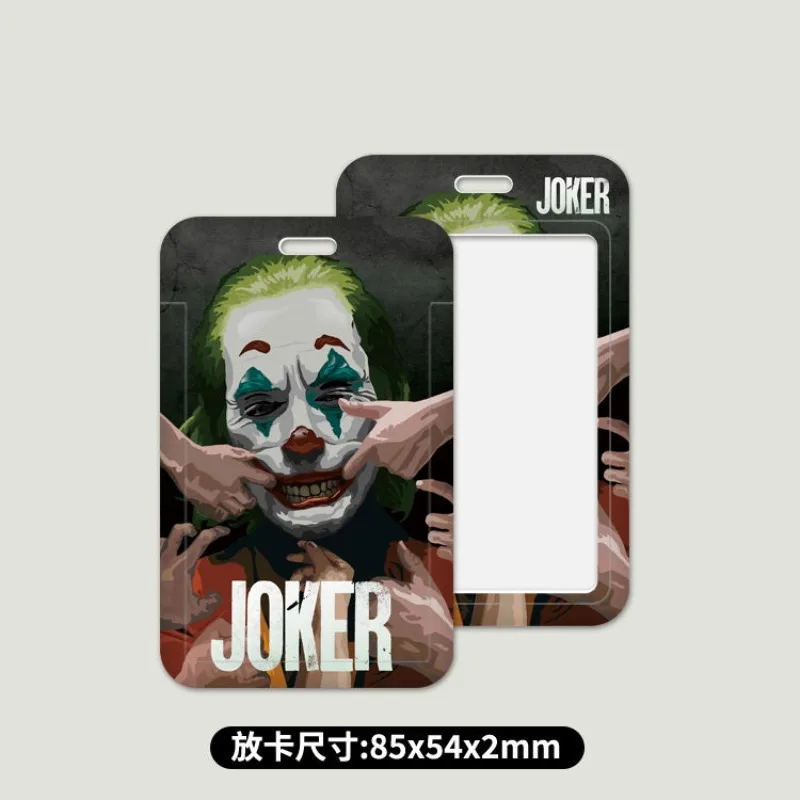 New BeastKingdom Suicide Squad Joker Personalized Creative ID Card Holder with Cartoon Anime Accessories for Student Meal Cards