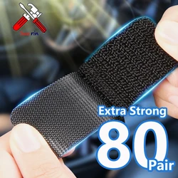 1-80Pair Extra Strong Self Adhesive Fastener Tape Carpet Fixing Sticker Double Side Hook-and-loop Fastener Auto Adhesive tape