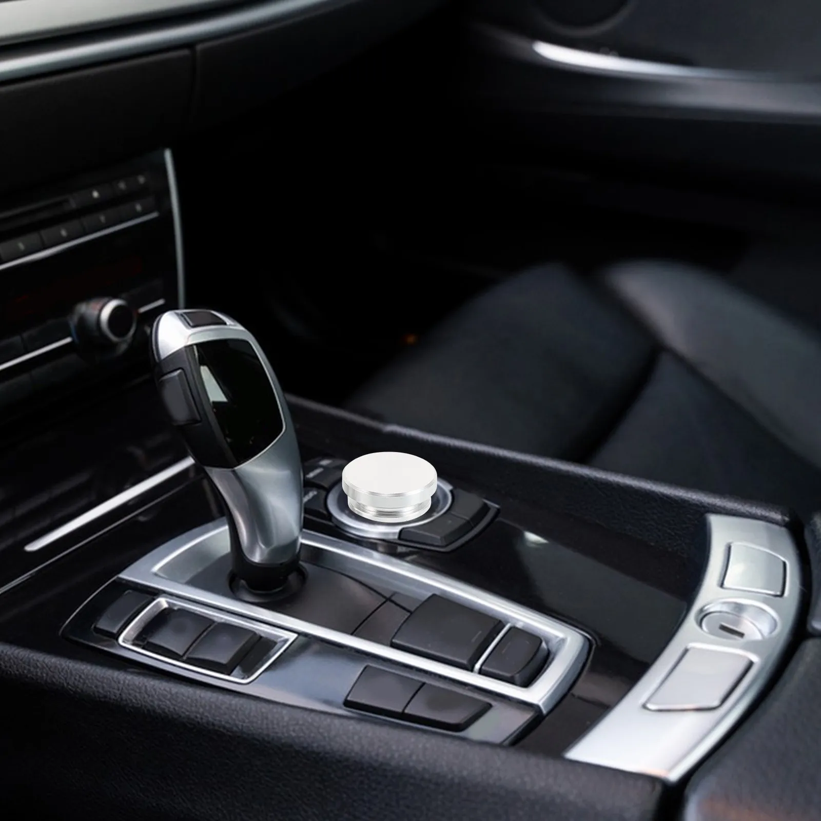 2Pcs Car Cigarette Lighter Socket Cover Metal Waterproof Dustproof Cap Silver Car Accessories Protective Lid Universal Fit