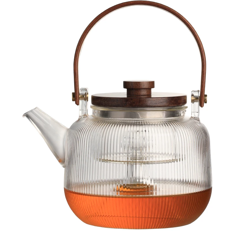 

Glass Teapot Simple Tea Cooker Heat Resistant Pot Teapot Transparent SinglePot Tea Set Electric Kettle Tetera Chinese Tea EI50TP