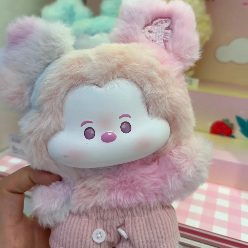 정품 미키 헤드 인 더 클라우즈 시리즈 블라인드 박스 장난감 비닐 페이스 백 펜던트 인형 수집용 미스터리 박스 어린이 크리스마스 선물