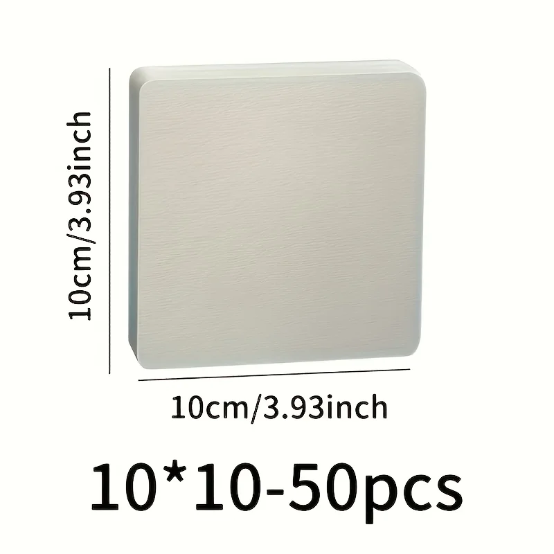 50 Stück Packung, Premium 300GSM Aquarellpapier mit Hochwertiger Textur für Professionelles Malen, Dickes Skizzenpapier Geeignet für – Detail 8