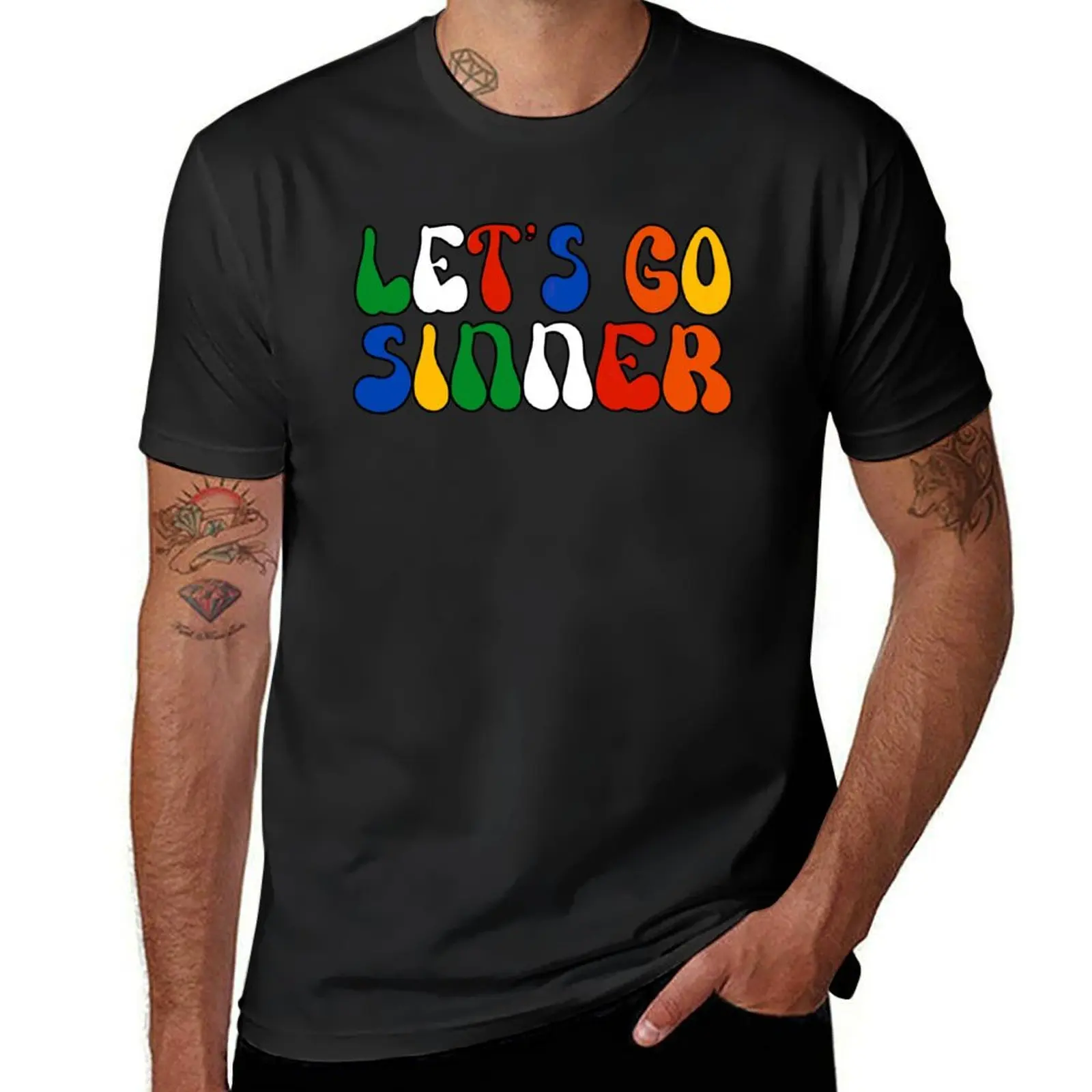 

Let’s go Sinner T-Shirt basketball graphic tees oversized t shirt graphic shirts anime fruit of the loom mens t shirts