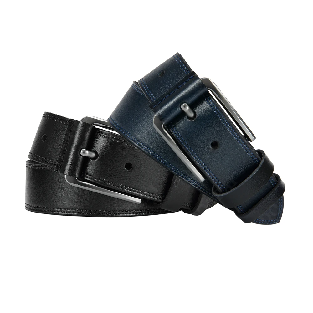 

Men's Daily Casual Authentic Belt - Antique Buckle Needle Buckle Head Men's High-quality Belt - Men's Formal Dress Belt