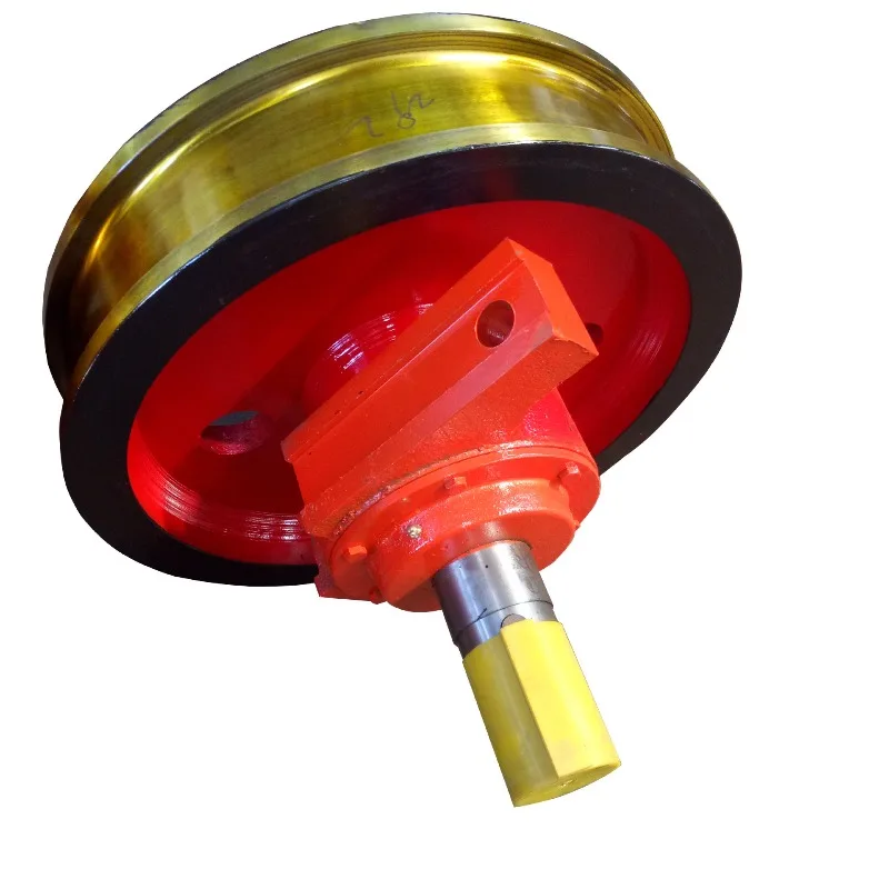 700 * 180 track wheel set single beam 300 row crane construction machinery accessories