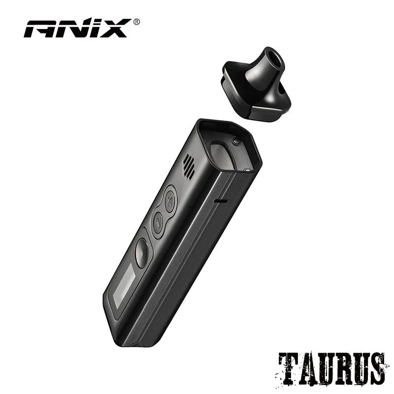 Originale Anix TAURUS Stream Kit vaporizzatore per erbe secche 1300mAh a base di erbe camera in ceramica schermo LCD controllo della temperatura Kit penna Vape