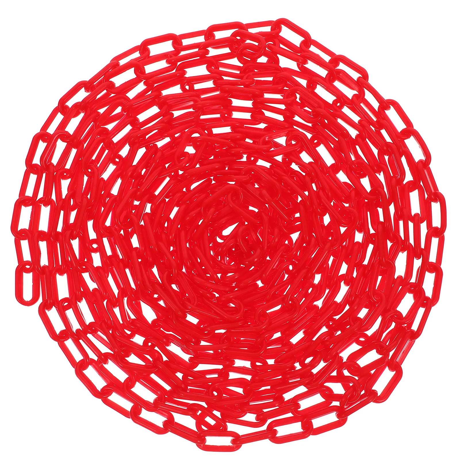 10 متر سلسلة التحكم في الحشود وصلة حاجز السلامة البلاستيكية لأعمدة مخاريط الطريق لا علامات وقوف السيارات سلسلة حاجز المرور القابلة للفصل #2