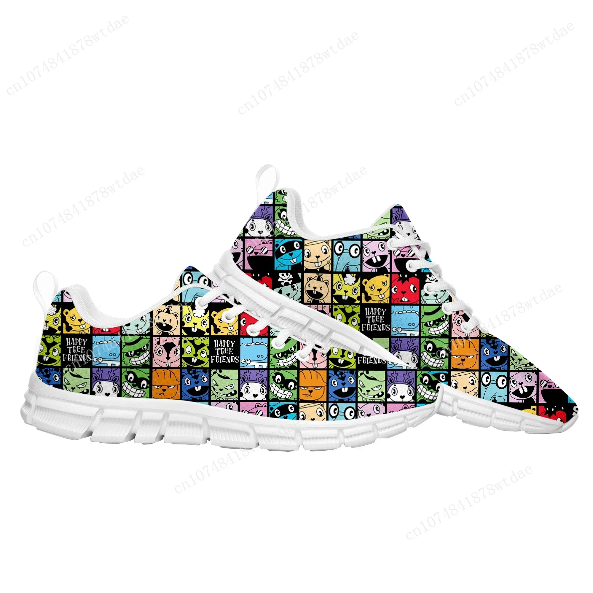 Happy Tree Friends Sports Shoes Men Women Teenager Kid Children Sneakers Cuddles High Quality Manga Cartoon Sneaker Fashion Shoe