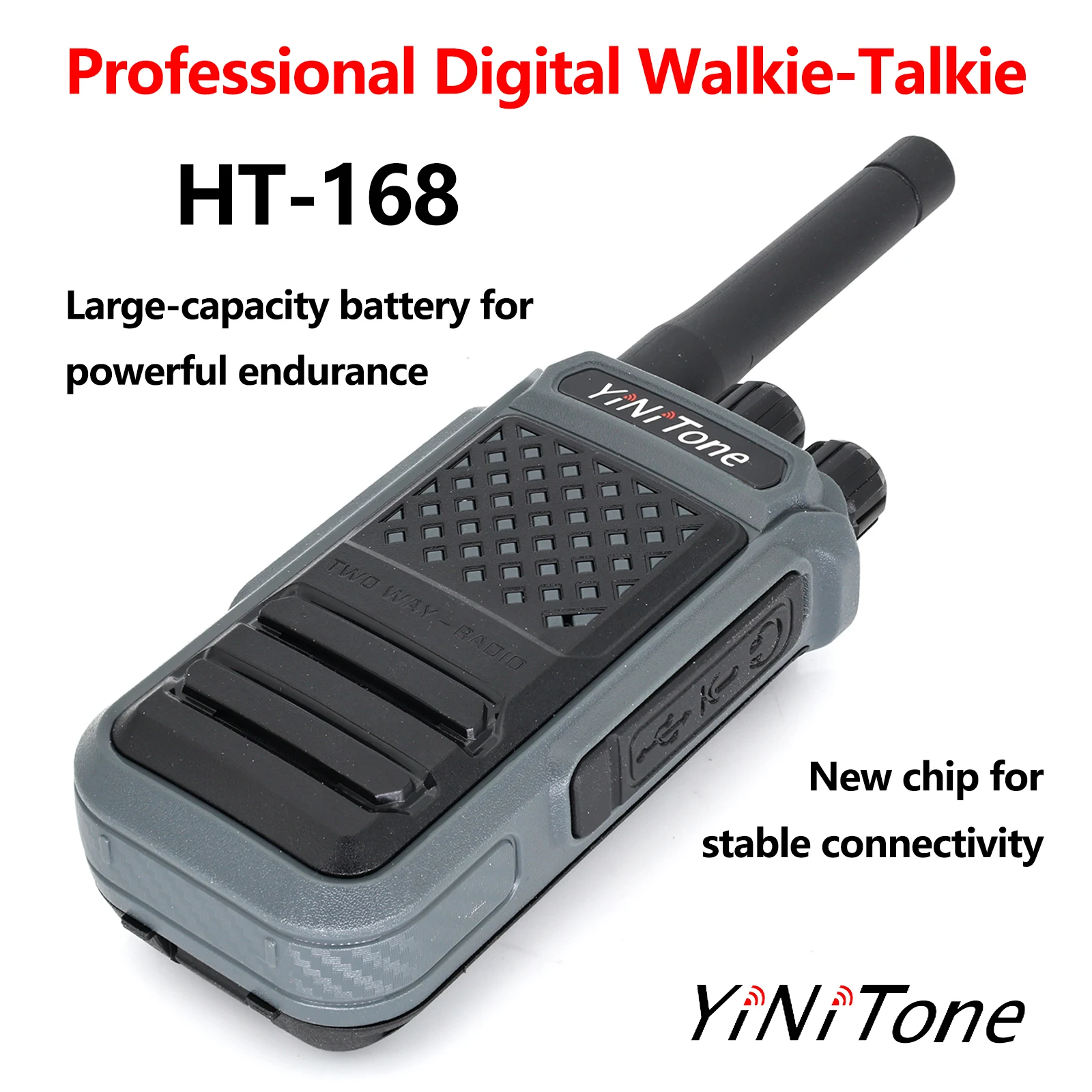 長距離トランシーバーセット-ht-168-充電器とアンテナ付き、ホテル-建設-警備用