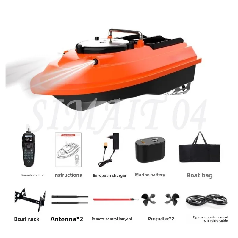 New V066 Brushless Power Dual Motor 20KM/H High Speed 1 Km Long Distance Remote Control Nesting Boat