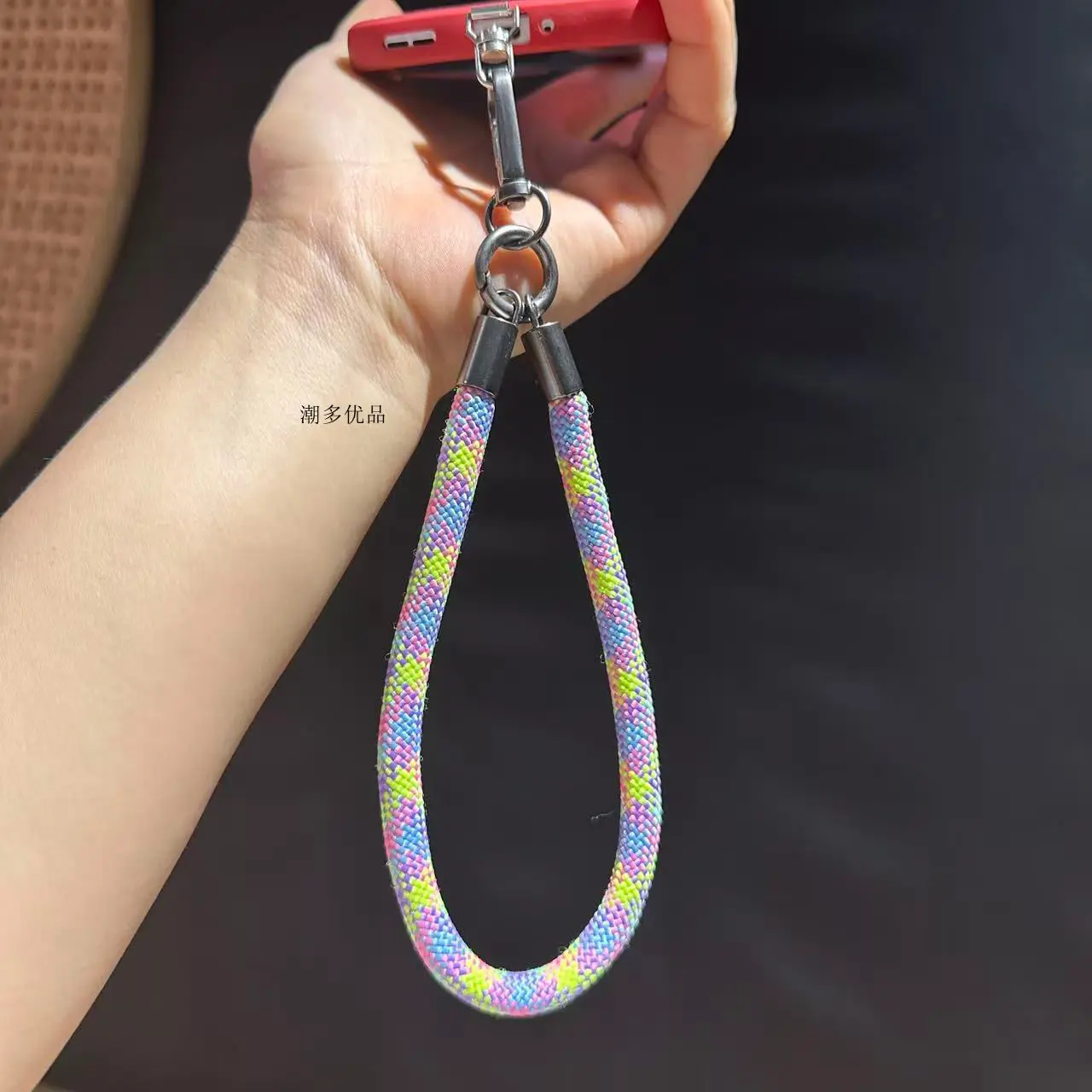 Short Handmade Mobile Phone Lanyard Keychain Camera Rope Multi-Functional Versatile Handheld Wrist